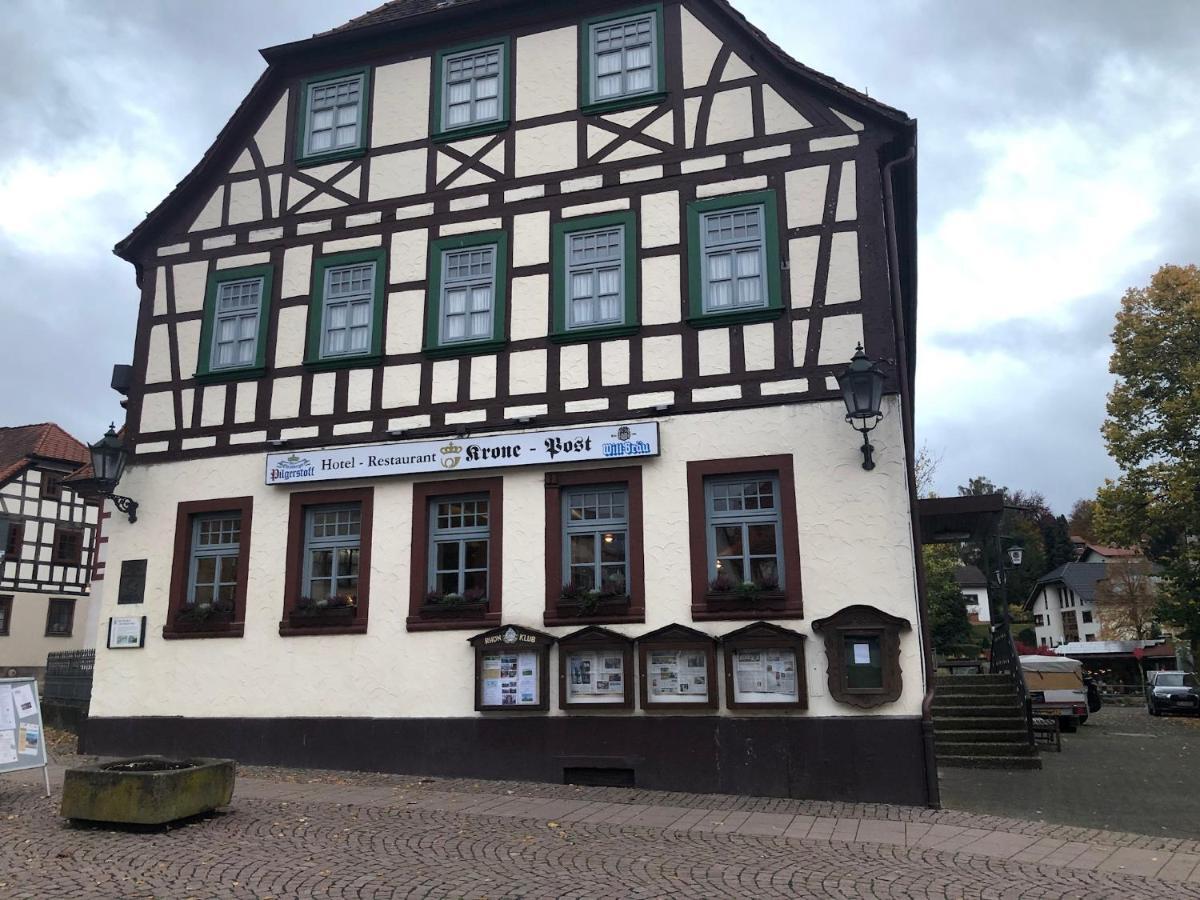 Hotel Krone Post Gersfeld Buitenkant foto