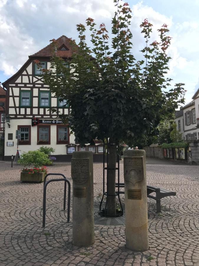 Hotel Krone Post Gersfeld Buitenkant foto